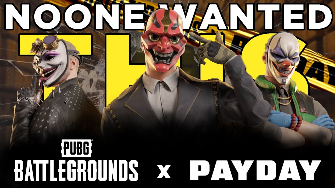 The Payday X PUBG Crossover is Absolutely Criminal...