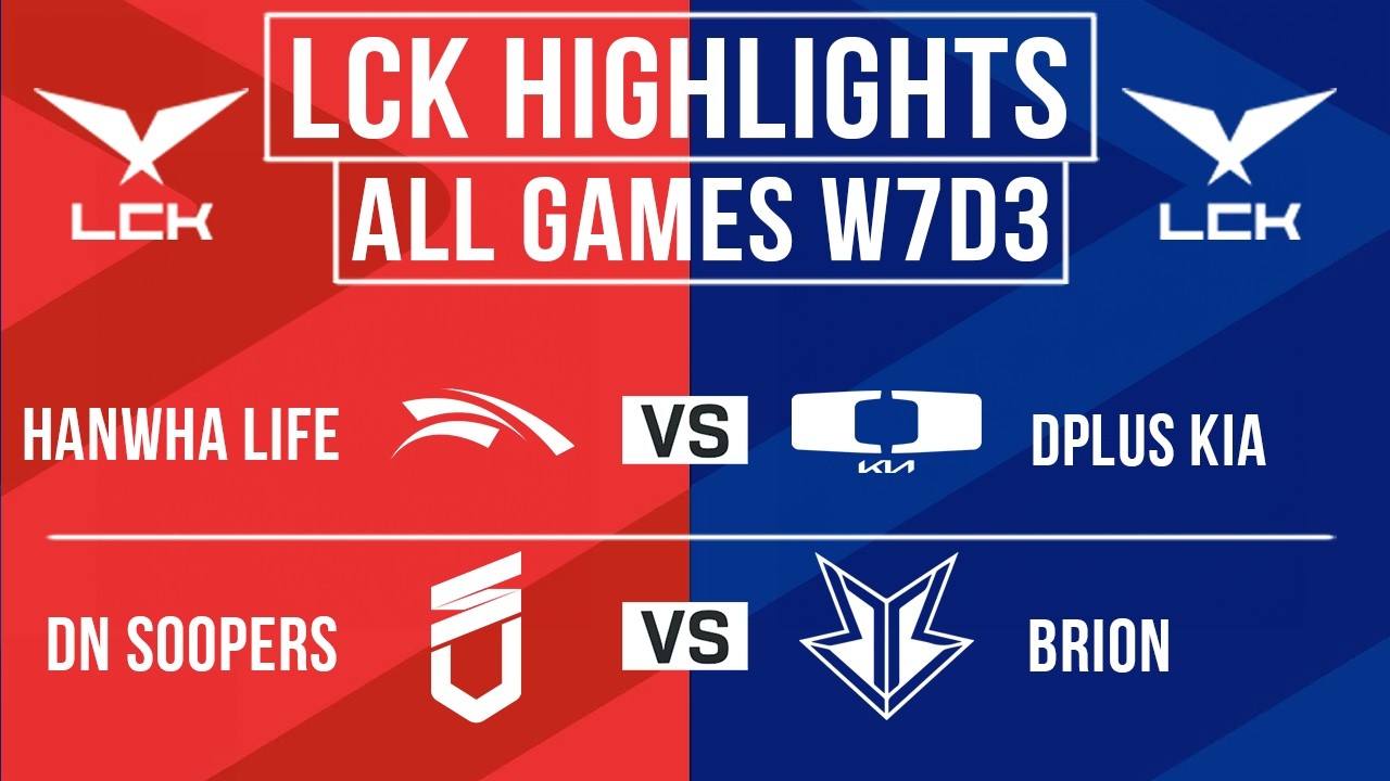 LCK Highlights ALL GAMES Week 7 Day 3 | LCK 2026 background