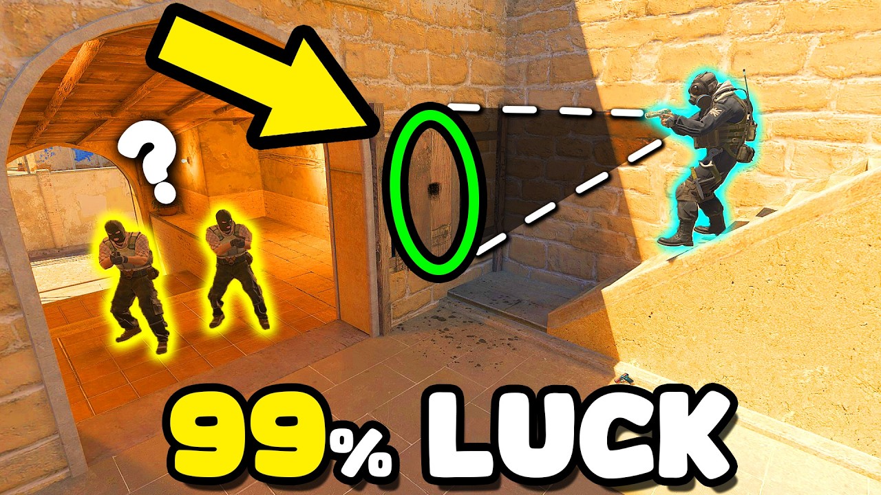 99% LUCK 1% SKILL! - CS2 BEST MOMENTS #144
