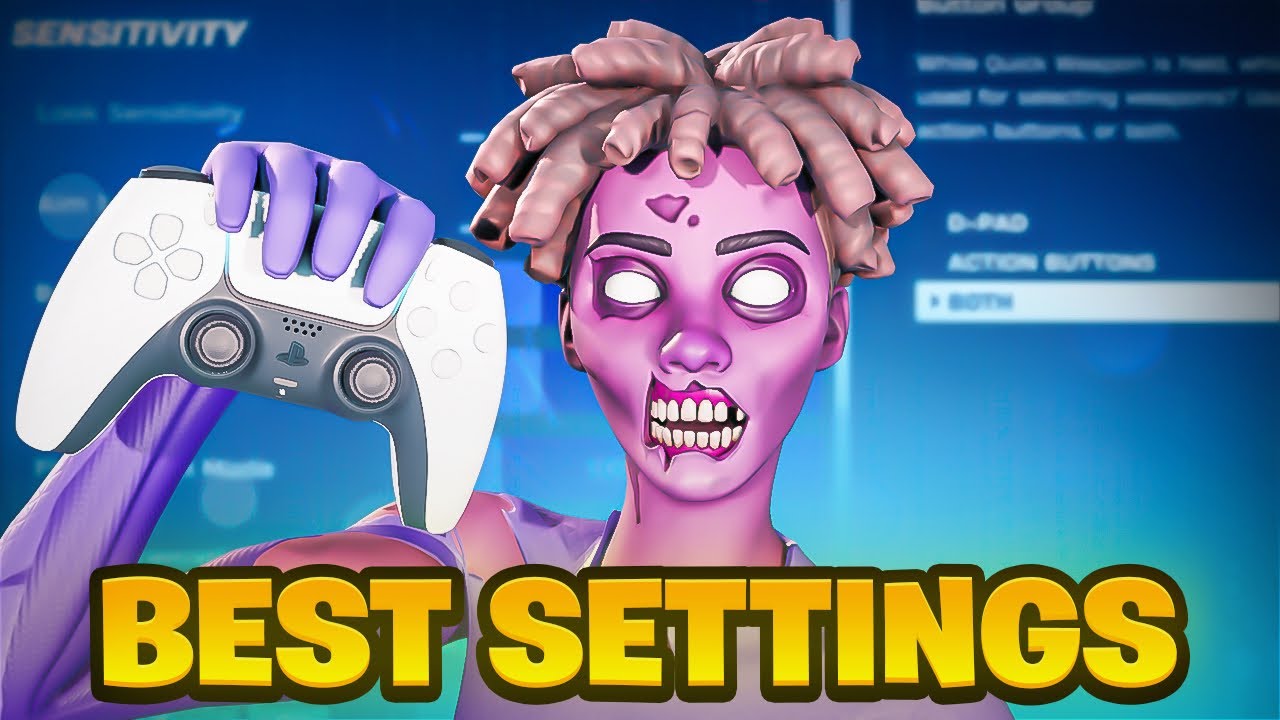 *NEW* Best Controller Settings + Sensitivity For Fortnite Chapter 7! (PS4/PS5/XBOX/PC) background