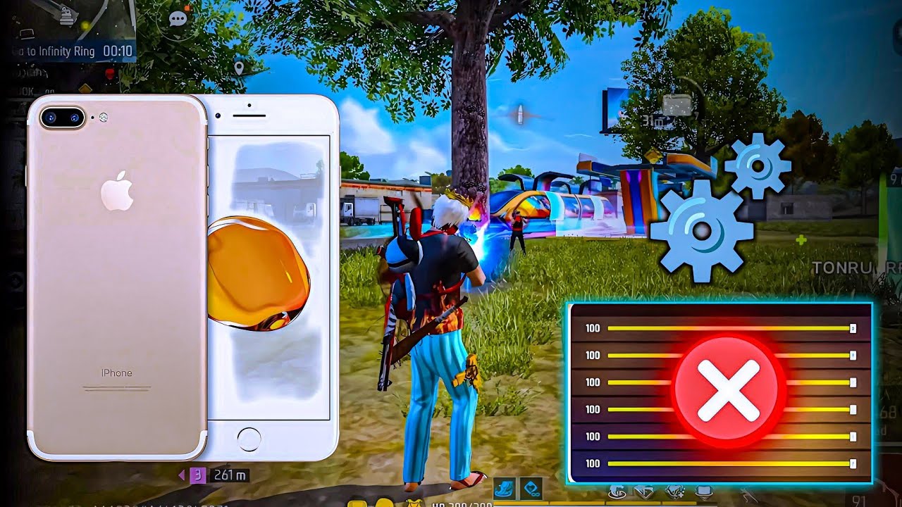 Iphone 7 Plus Free Fire Gaming Test & Gameplay 2026 background