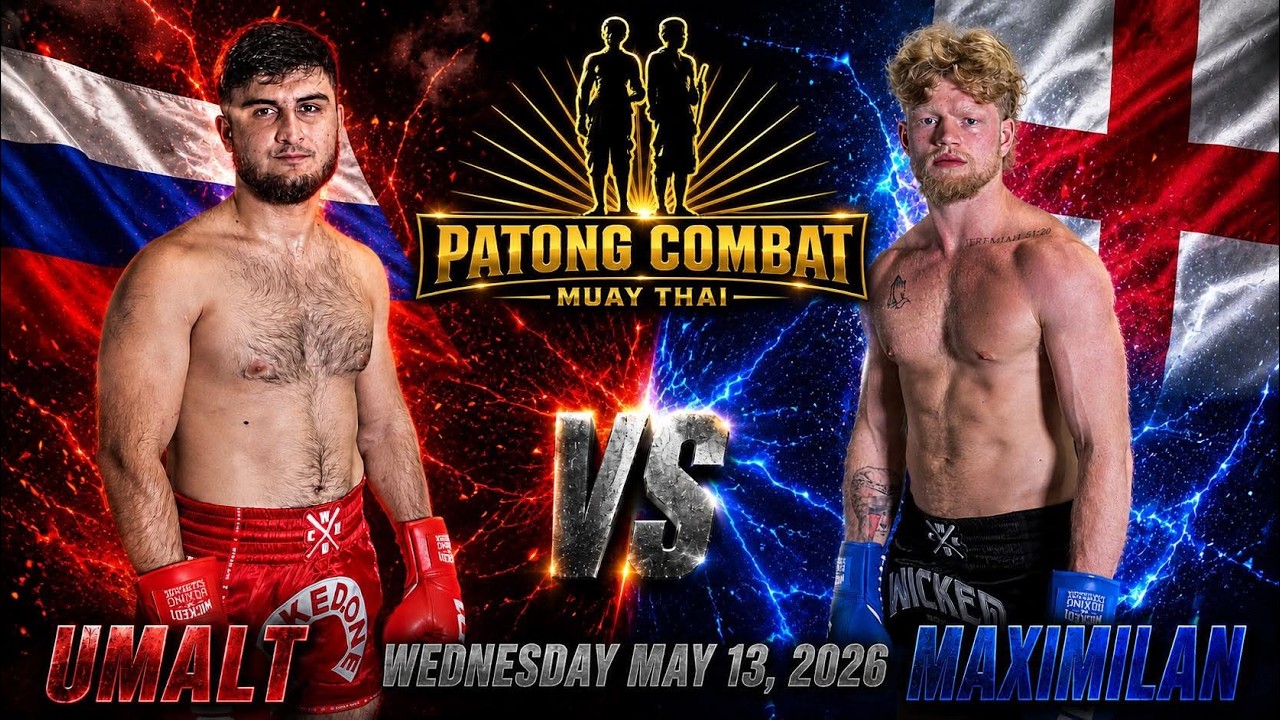 Umalt Amirov Kru Oh Muay Thai VS Maximilan Michael Murray Gorila MMA Club background