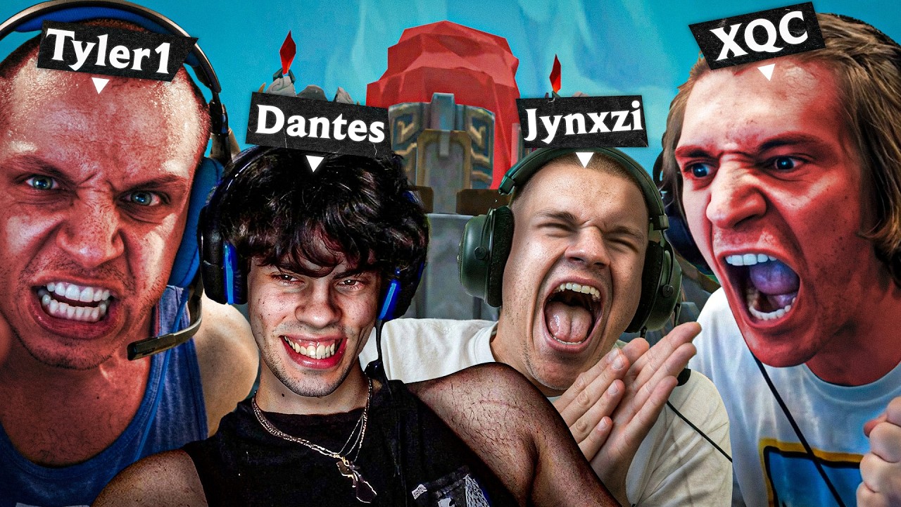 I Made Streamers RAGE In Jynxzi's League of Legends Tournament background