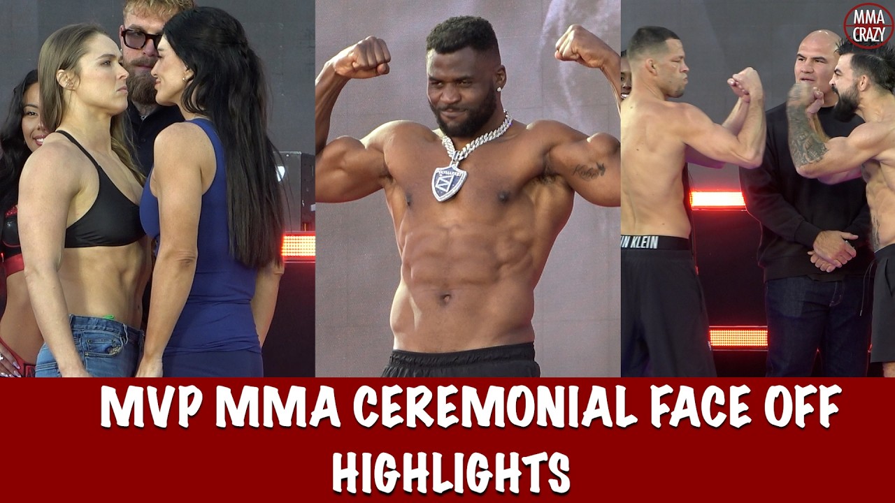 Rousey vs. Carano Ceremonial FINAL Face off Highlights