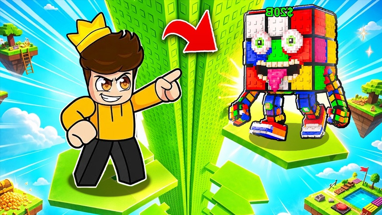 NOOB TO PRO IN ROBLOX GROW BEANSTALK FOR BRAINROTS! PART16