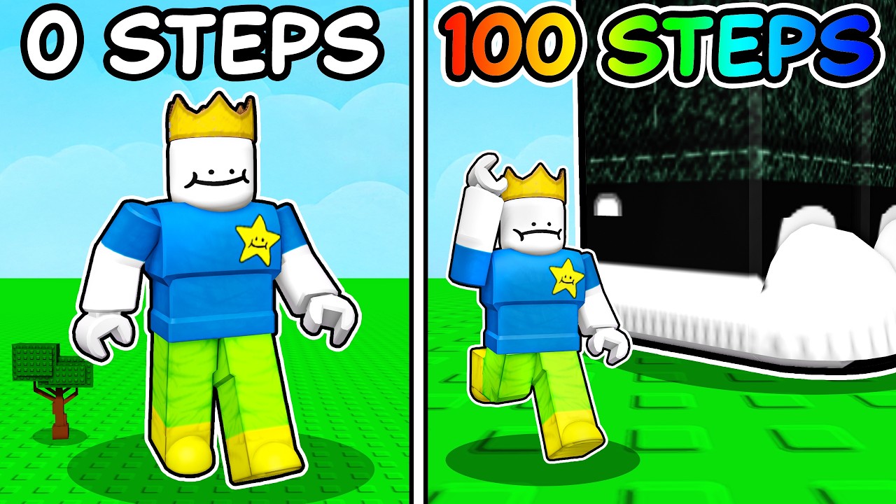 Roblox But Every STEP You Get SMALLER... background