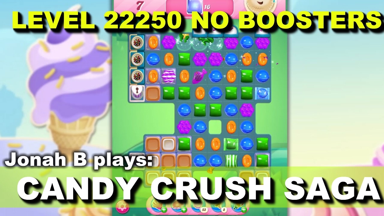 Candy Crush Saga Level 22250 No Boosters