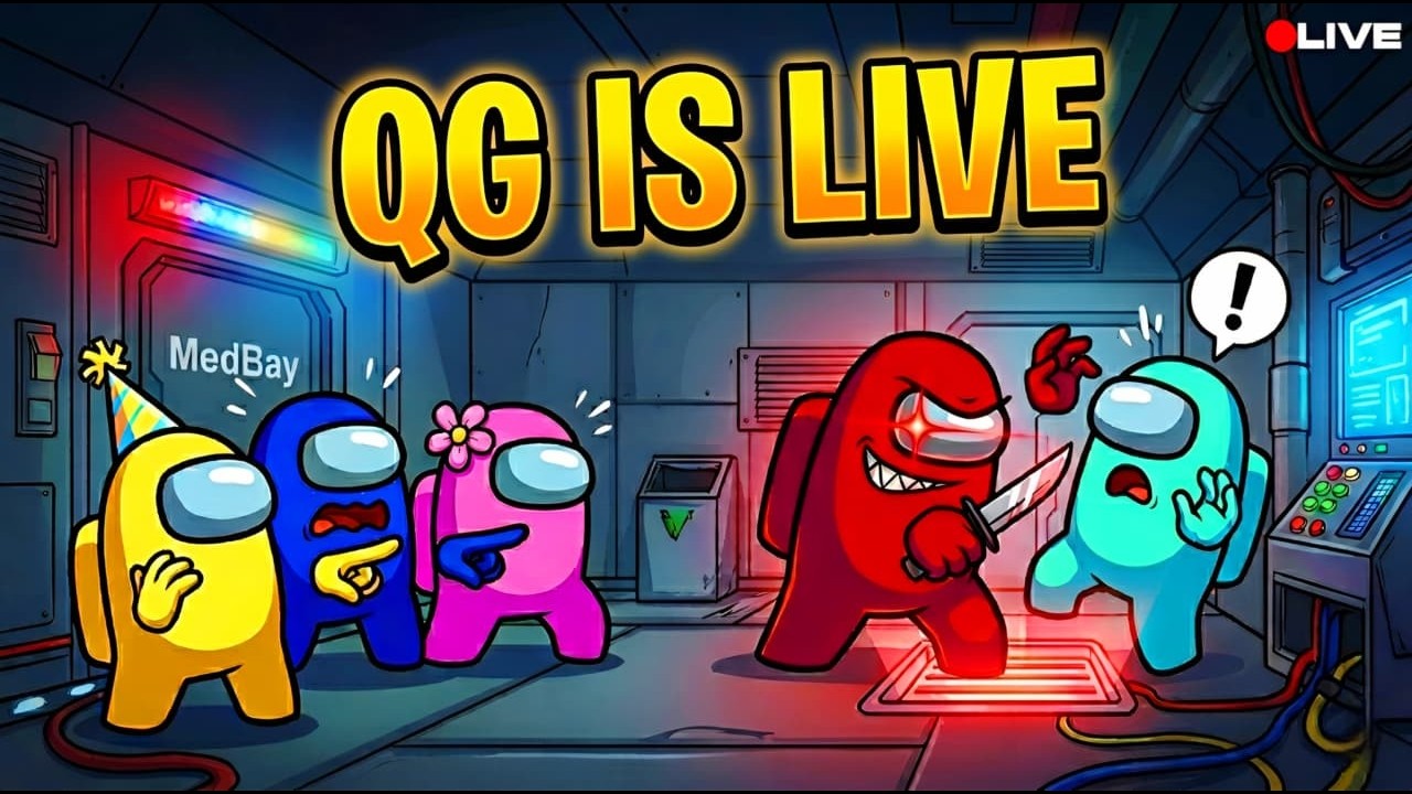 Among Us LIVE With Subscribers | Total CHAOS ๐ณ background