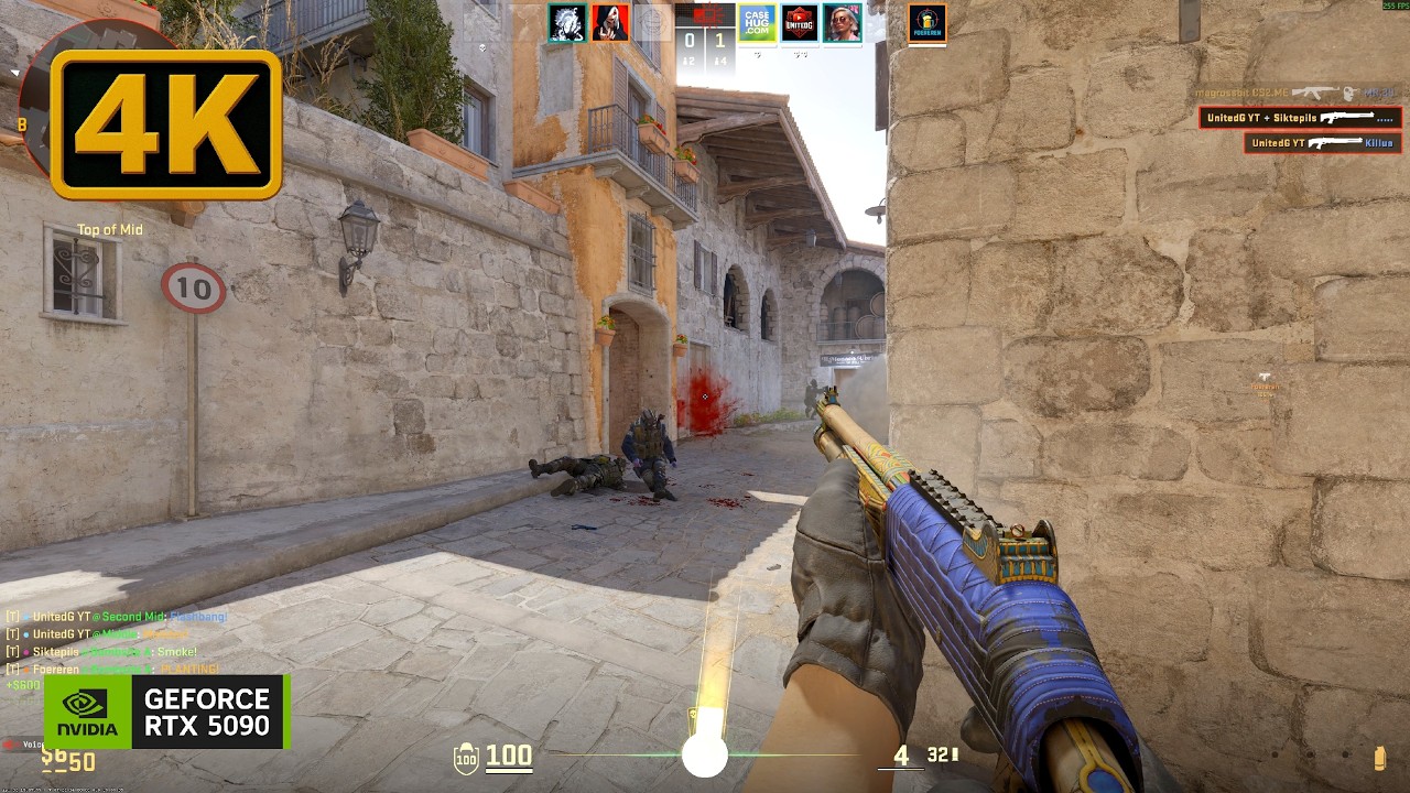 Counter-Strike 2 Gameplay 4K (No Commentary)