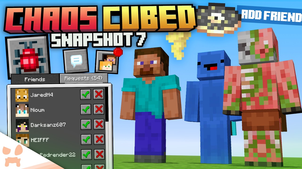 NEW FRIENDS SYSTEM, MUSIC DISC + MINECRAFT LIVE AGAIN?! | 26.2 Snapshot 7