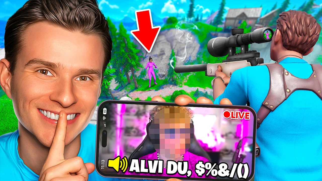 ICH STREAMSNIPE EINEN FREUND BIS ZUM BRUCH