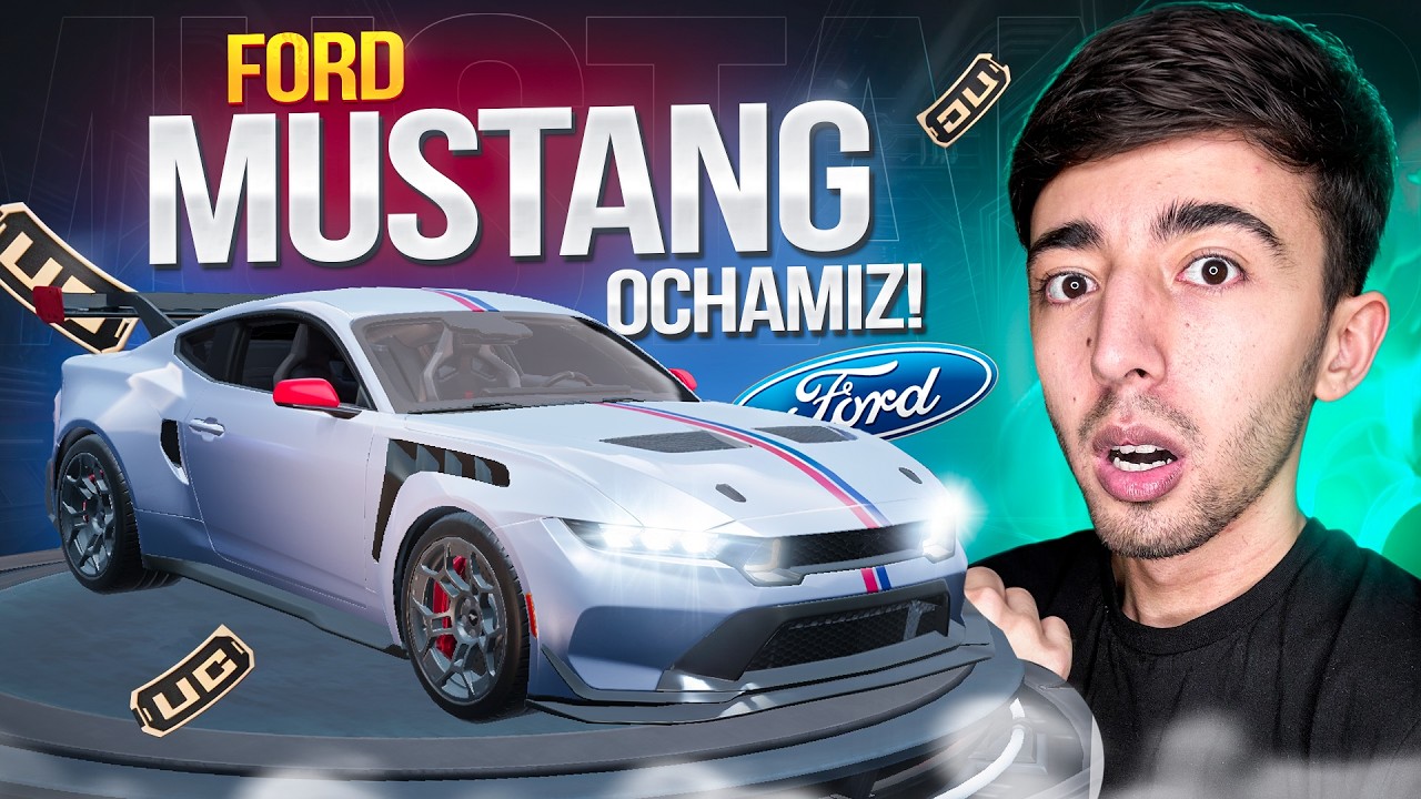 FORD MUSTANG MOSHINA KELDI 🥵 40,000 UC ZO'RINI OLDIM - PUBG MOBILE!!!