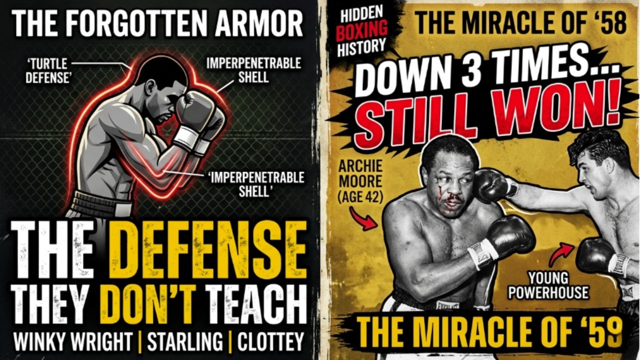 How a 42-Year-Old Legend Used Boxing’s "Turtle" Defense to Survive | Boxing Technique & History. background