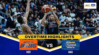 MERALCO vs MAGNOLIA | OVERTIME HIGHLIGHTS | PBA SEASON 50 COMMISSIONER’S CUP QF background