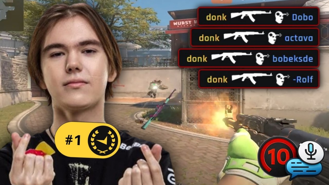 donk Destroys PRO Level FACEIT Players | CS2 Highlights