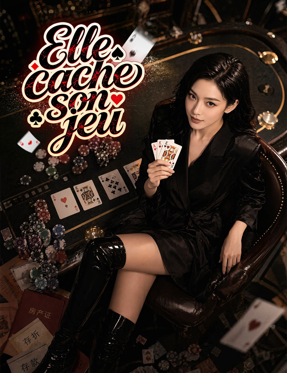 Elle cache son jeu poster