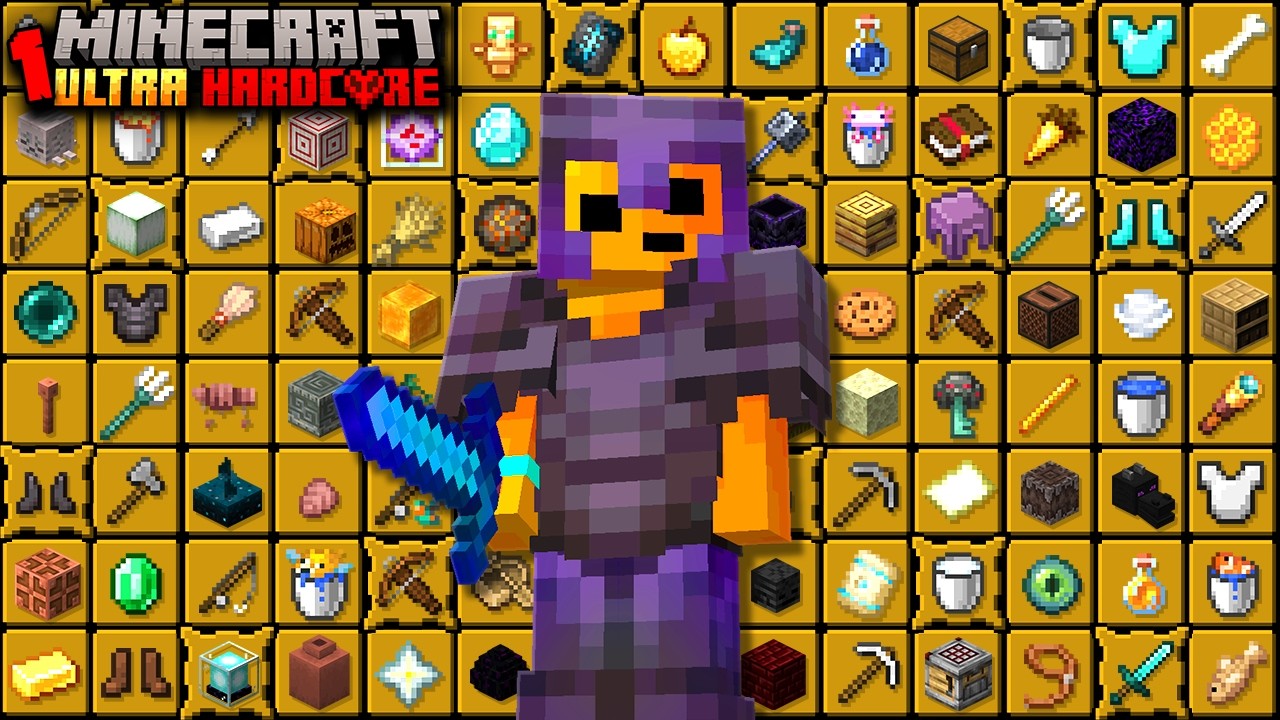 I Got All 125 Advancements in Minecraft Ultra Hardcore
