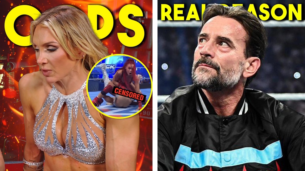 WWE FORCED TO BLACKOUT SMACKDOWN...WHY WWE PULLED CM PUNK...WWE EMBARRASSING BOTCH...Wrestling News background