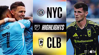 New York City FC vs. Columbus Crew | Full Match Highlights | Hannes Wolf Hat Trick!