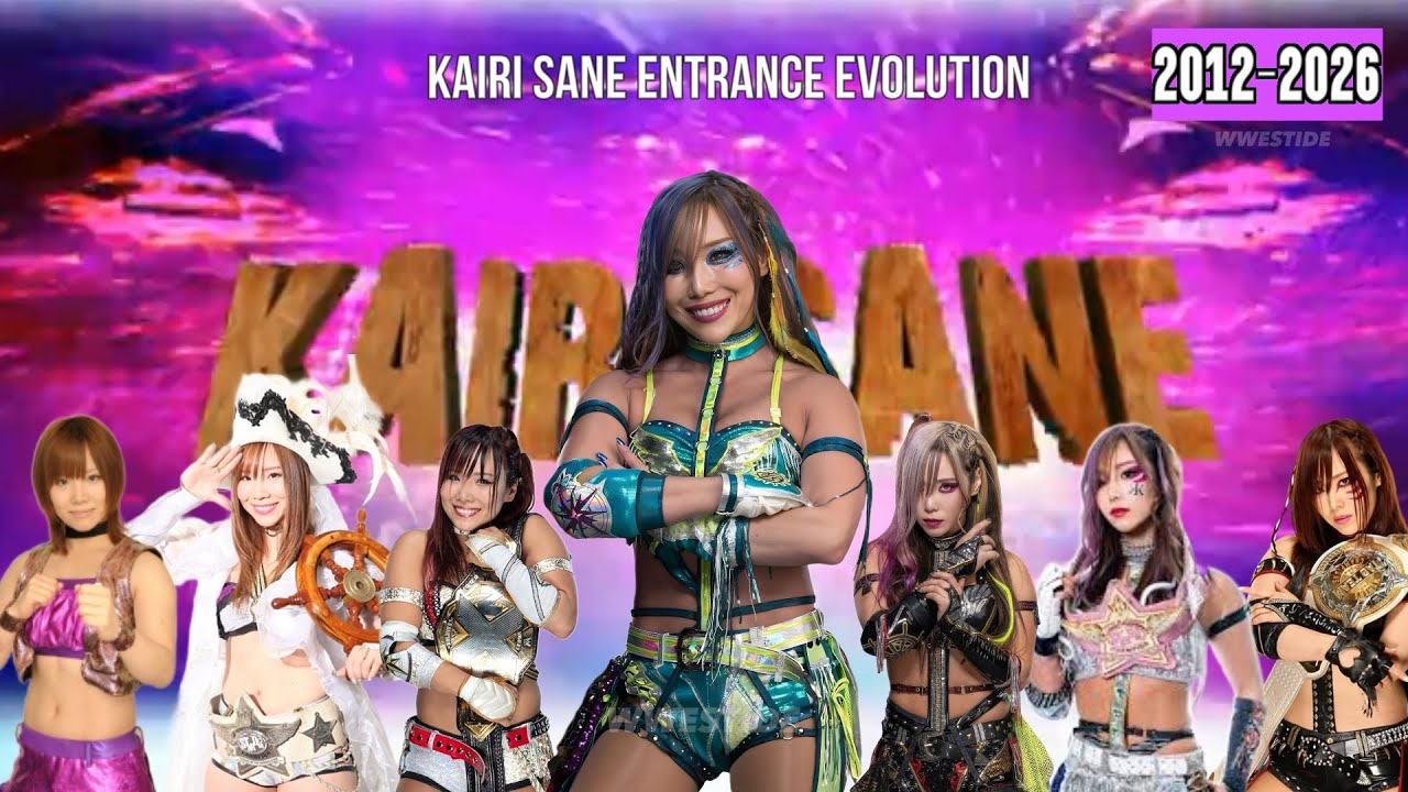 Kairi Sane Entrance Evolution (2012-2026) background