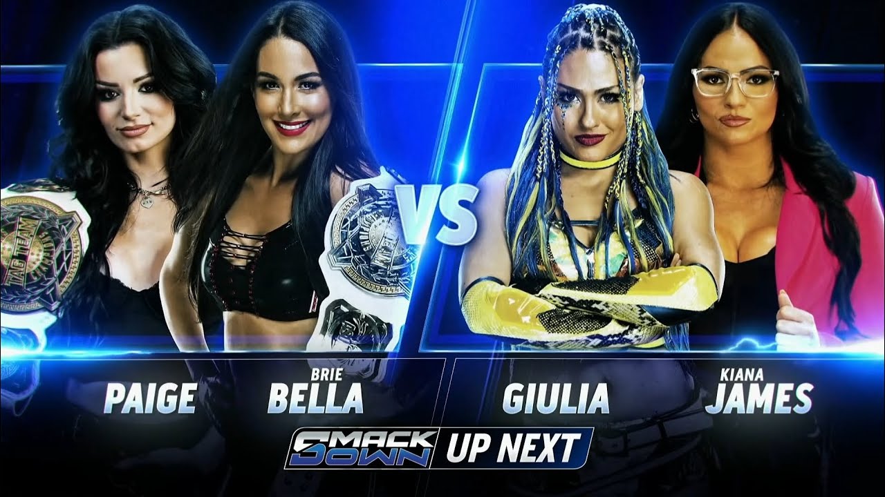 Brie Bella & Paige vs Giulia & Kiana James | SmackDown May 15, 2026 (Part 2) background
