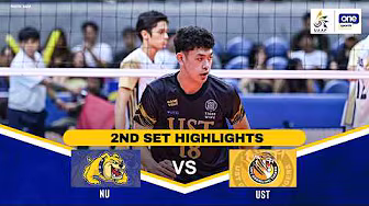 NU vs UST | SET 2 HIGHLIGHTS | UAAP SEASON 88 MENâS VOLLEYBALL | APR 22, 2026
