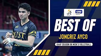 Joncriz Ayco’s TOP PERFORMANCE for UST 💯 | UAAP SEASON 88 MEN’S VOLLEYBALL TOURNAMENT background