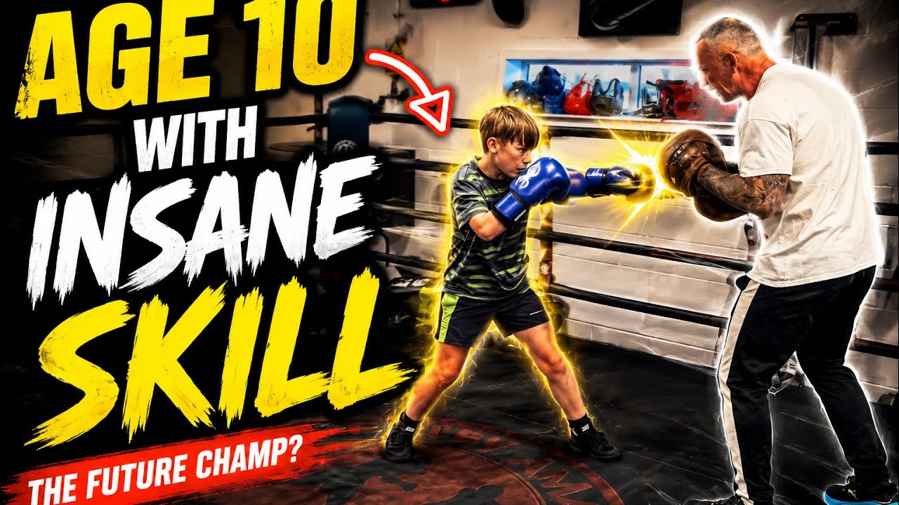 AGE 10 with insane skill . #kidsboxing #boxer #naturaltalent #boxing background