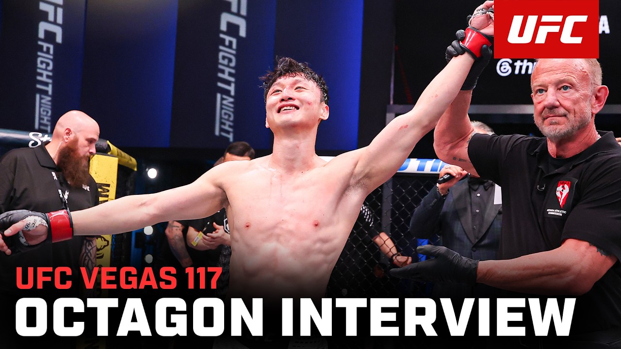Dooho Choi Octagon Interview | UFC Vegas 117 background