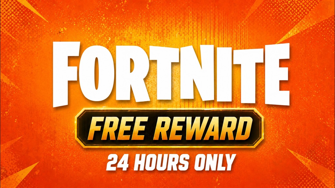 You Can Get a FREE REWARD In Fortnite For 24 Hours ONLY, Here's How!