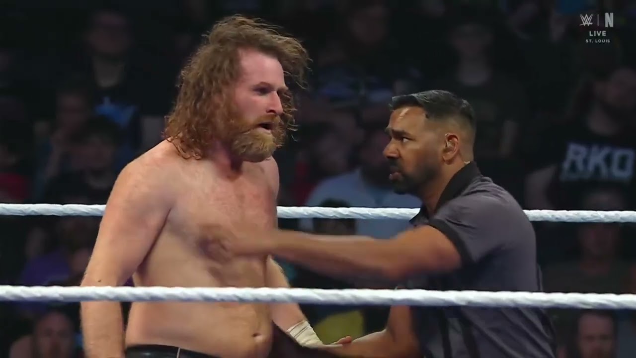 Sami Zayn Vs Carmelo Hayes For the United States Title, Trick Williams Attack's - WWE SmackDown background