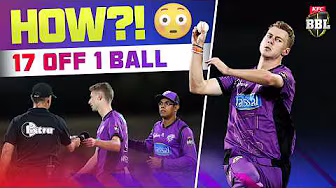 17 RUNS OFF 1 BALL π³ Riley Meredith's Wild Over In BBL|08
