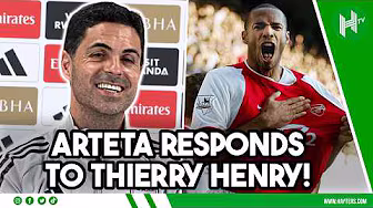 The UNFORGETTABLES? Arteta responds to Thierry Henry | West Ham v Arsenal