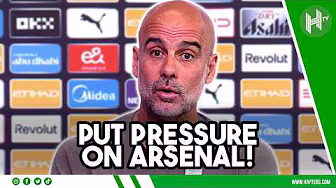 Let's put PRESSURE on Arsenal! | Pep Guardiola | Man City v Brentford