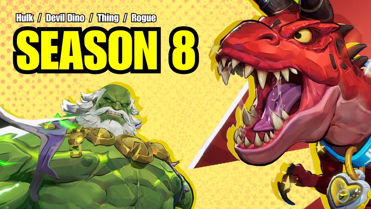 🔴 WEEKEND Q SH**SHOW - DINO EDITION | Season 8 Marvel Rivals background