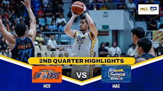 MAGNOLIA vs MERALCO | 2ND QUARTER HIGHLIGHTS | PBA SEASON 50 COMMISSIONER’S CUP background