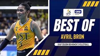 Avril Bronâs HIGH-IMPACT GAME đ„ for UST | UAAP SEASON 88 WOMENâS VOLLEYBALL TOURNAMENT