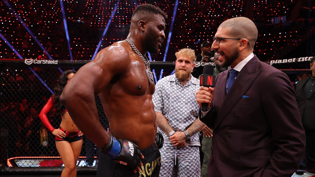 NGANNOU VS. JON JONES? | Francis NGannou Post Fight Interview - MVP MMA