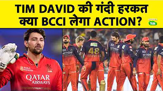 Tim David In Spotlight After Aggressive Celebration As RCB Beat MI, Sparks Massive Controversy