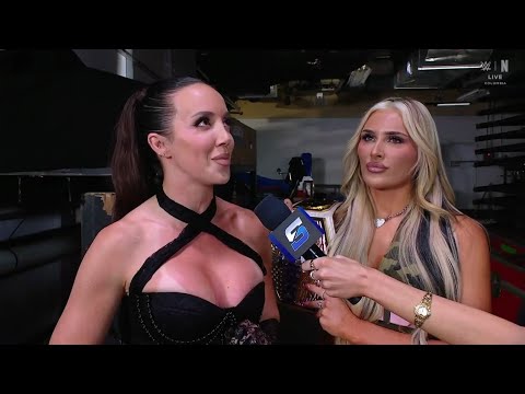 Chelsea Green Interrupts Tiffany Stratton background