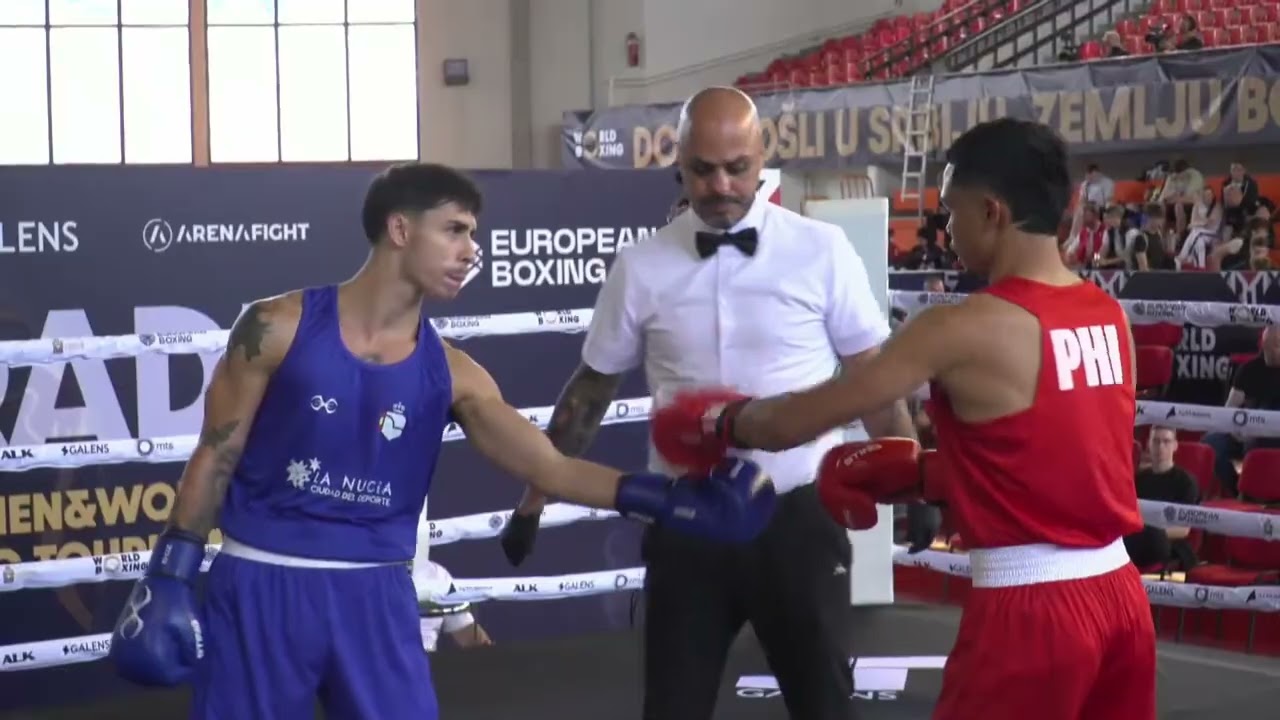 Paul Julyfer Bascon (PHI) vs. Carlos Martínez (ESP) Belgrade Winner Tournament 2026 QF's (60kg) background