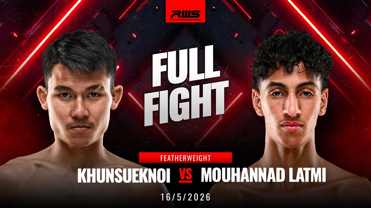 Full Fight l Khunsueknoi vs Mouhannad Latmi l ขุนศึกน้อย vs มูฮันนัด ลัทมี l RWS background