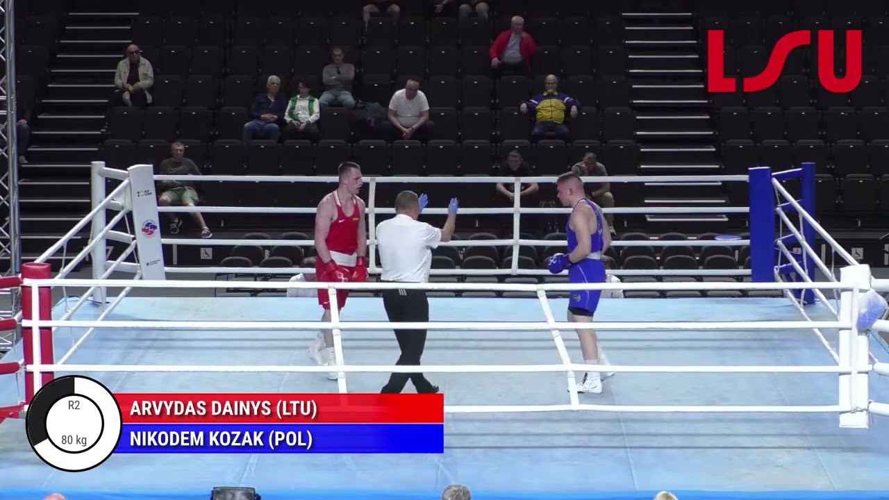 Arvydas Dainys (LTU) vs. Nikodem Kozak (POL) Algirdas Šocikas 2026 SF's (80kg) background