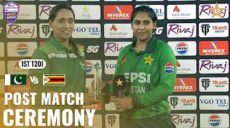 Post Match Ceremony | Pakistan Women vs Zimbabwe Women | Match 01 | T20I Series 2026 | M9H1K