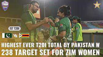 1st Innings Highlights | Pakistan Women vs Zimbabwe Women | Match 01 | T20I Series 2026 | M9H1K