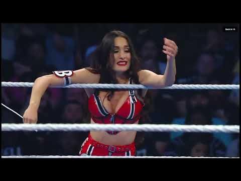 Brie Bella & Paige Vs Giulia & Kiana James background