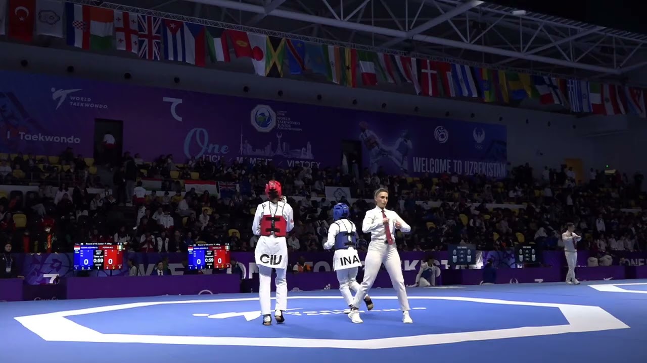227 Round of 16 F 49kg INA KEISHA AZZAHRA Q CIV FOFANA A S PGM