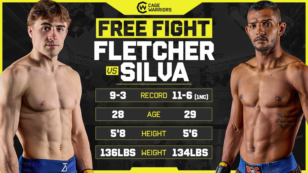 BRUTAL GROUND & POUND ЁЯлб ЁЯШп | Nathan Fletcher VS Thyago Silva | CW 207 Manchester Free Fight background