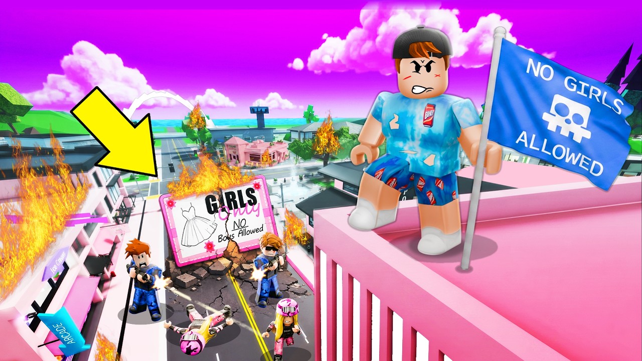 I Started a BOYS ONLY REVOLUTION!! (Brookhaven RP)