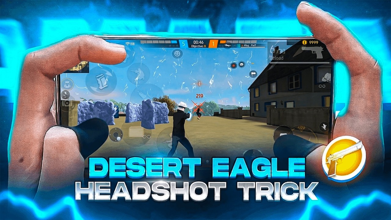 World's Best Desert Eagle Headshot Trick + Settings ☠️⚙️ | New Desert Eagle One Tap Headshot Trick ! background